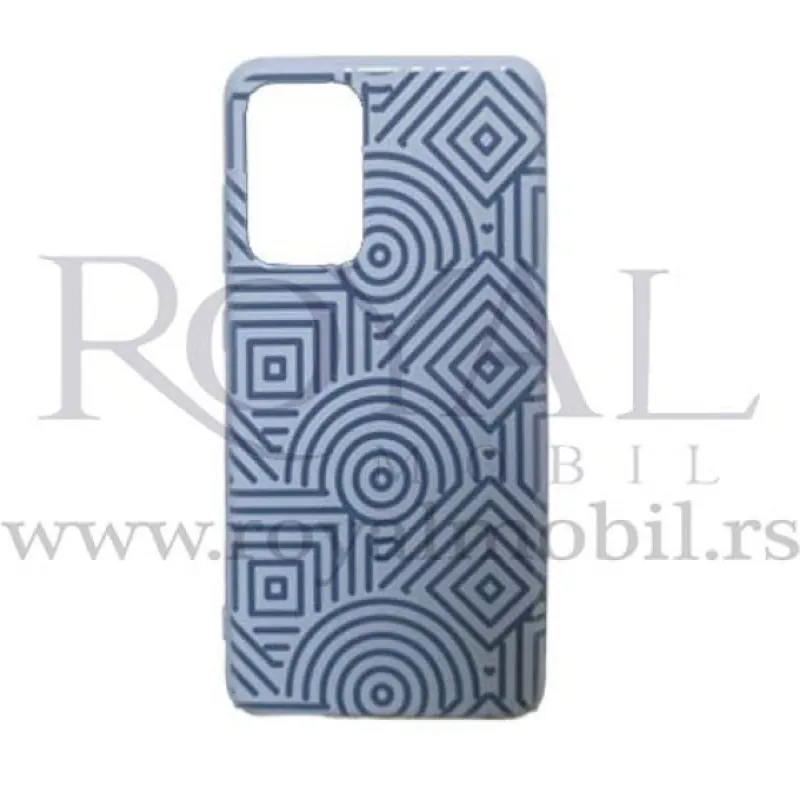 Futrola Soft Print GEOMETRIK No9 za Huawei Y7 Prime 2019 / Y7 2019 siva