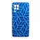 Futrola Soft Print GEOMETRIK No8 za Samsung A725 Galaxy A72 plava