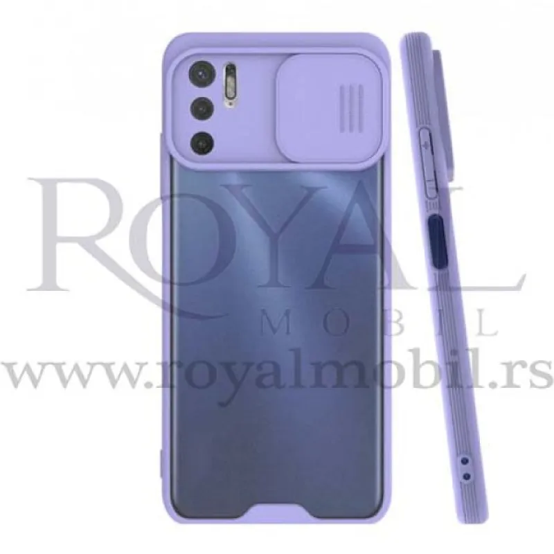 Futrola FULL PROTECT CAMERA sa okvirom za Samsung G990 Galaxy S21 FE lila