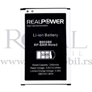 Baterija REALPOWER za Samsung Galaxy Note 3