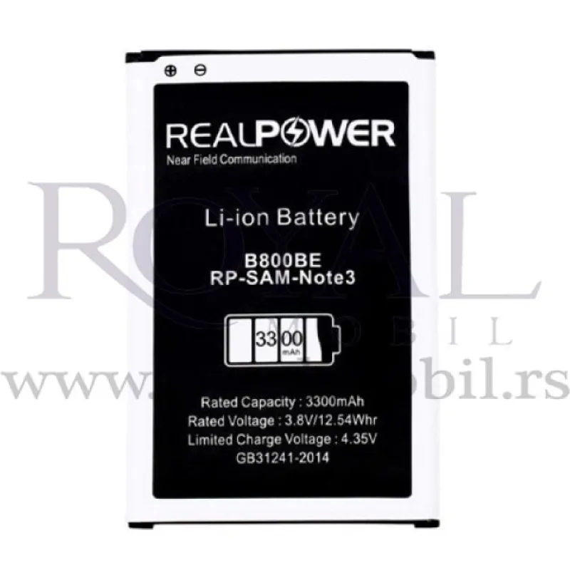 Baterija REALPOWER za Samsung Galaxy Note 3