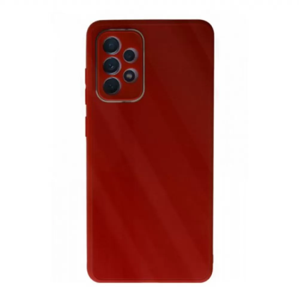 Futrola GLASS CASE  za Samsung A225 Galaxy A22 4G bordo