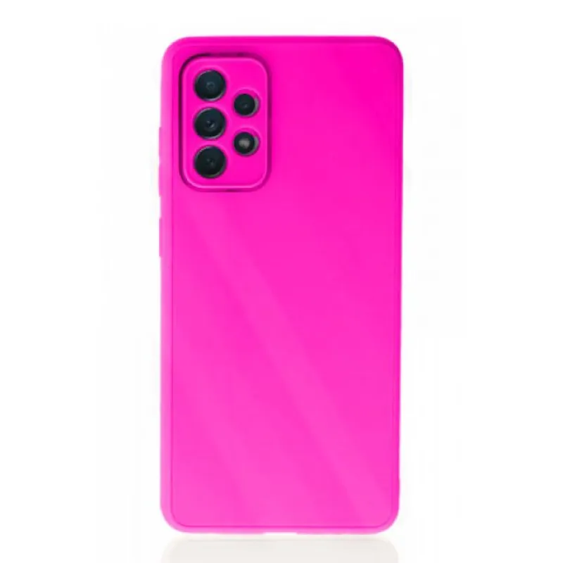 Futrola GLASS CASE za Realme C21 pink