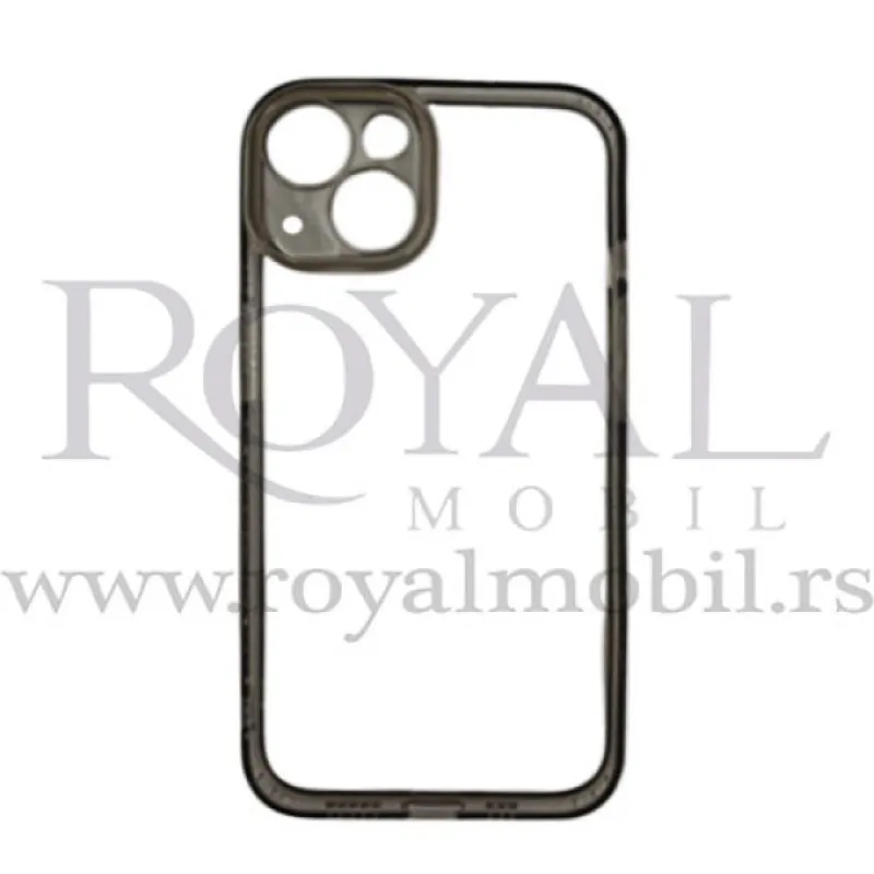 Futrola PVC SA BUMPEROM za iPhone 13 Pro Max (6.7) crna