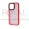 Futrola CLEAR SA BAMPEROM za iPhone 13 Pro (6.1) crvena
