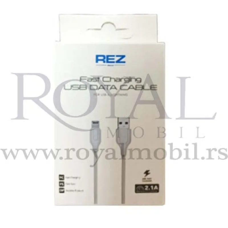 USB kabal REZ FAST 1m Lightning