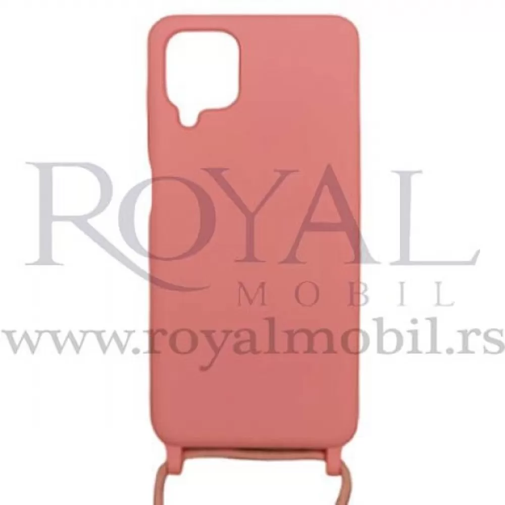 Silikonska futrola SOFT X-Cell SA PERTLOM za Samsung A125 Galaxy A12 roze