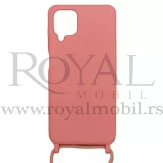 Silikonska futrola SOFT X-Cell SA PERTLOM za Samsung A125 Galaxy A12 roze