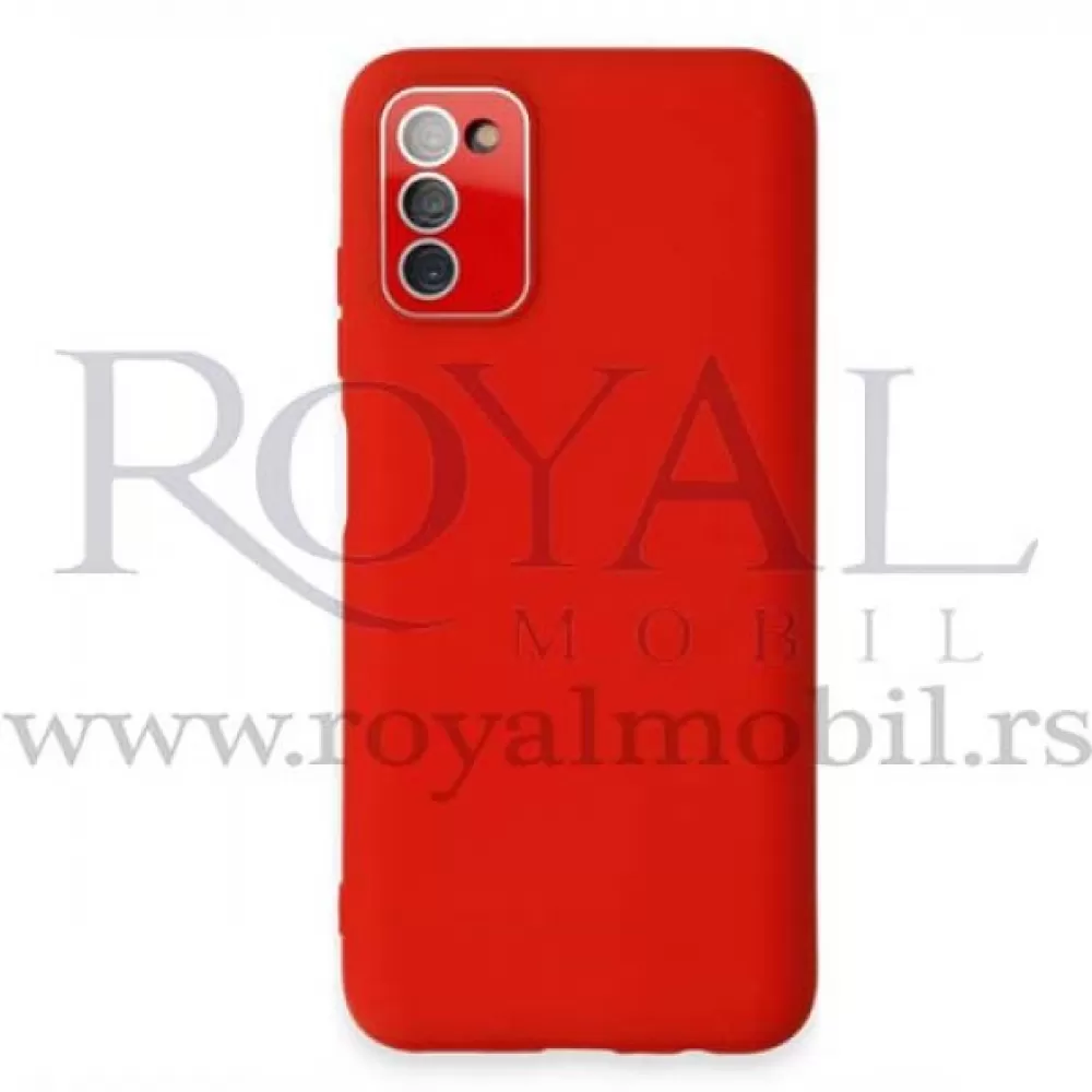 Silikonska futrola SOFT X-Cell SA ZASTITOM ZA KAMERU za Samsung A125 Galaxy A12 crvena