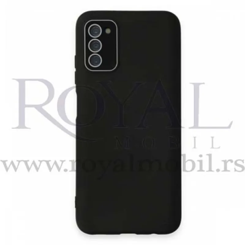 Silikonska futrola SOFT X-Cell SA ZASTITOM ZA KAMERU za Samsung A225 Galaxy A22 4G crna