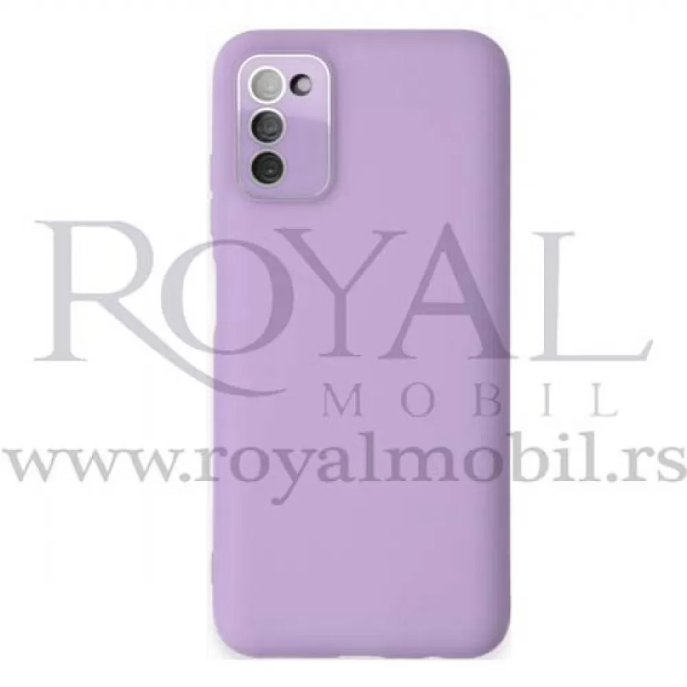 Silikonska futrola SOFT X-Cell SA ZASTITOM ZA KAMERU za Samsung A025 / A037 Galaxy A02S / A03S lila