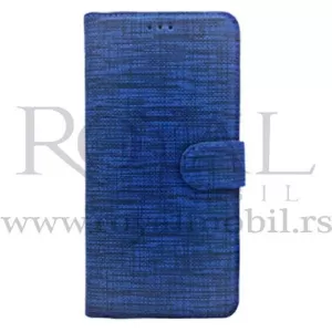 Futrola TEXTILE FLIP za Samsung S22 Plus plava