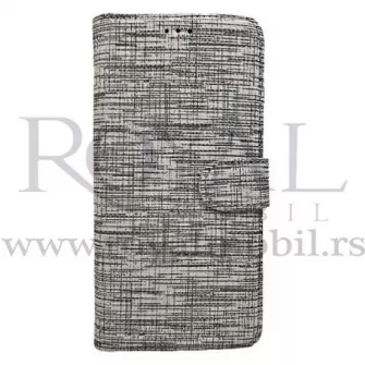 Futrola TEXTILE FLIP za Huawei Mate 20 Lite siva