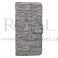 Futrola TEXTILE FLIP za Samsung G990 Galaxy S21 FE siva