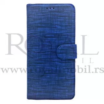 Futrola TEXTILE FLIP za Samsung Galaxy S22 Ultra plava