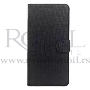 Futrola TEXTILE FLIP za Huawei P30 lite siva