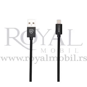 USB kabal POWERLINK AL 2.4 lightning I-100 crna