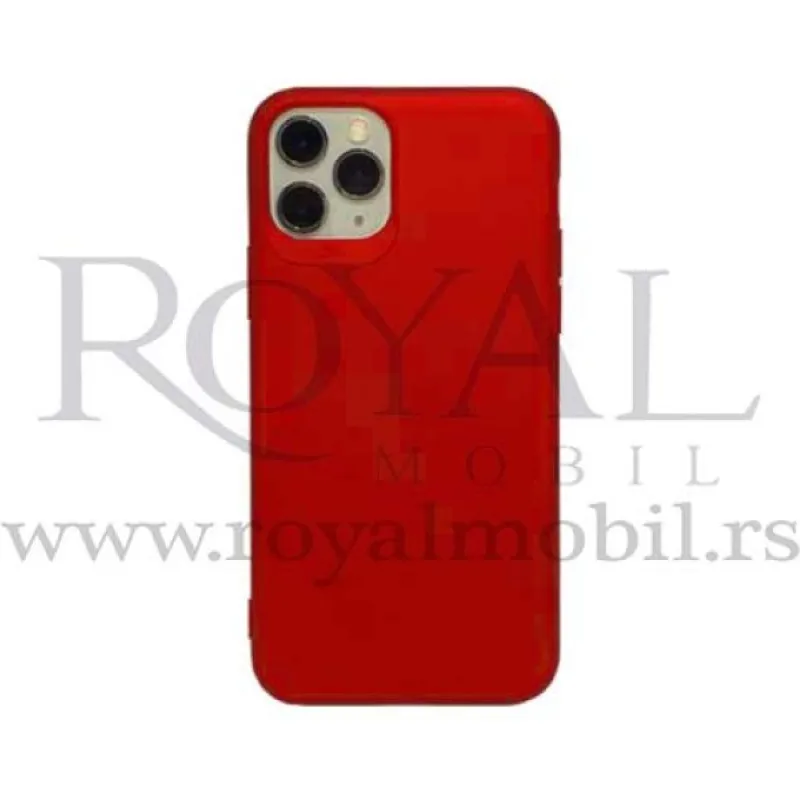 Silikonska futrola ultra tanka SOFT za Xiaomi Redmi Note 11 Pro crvena