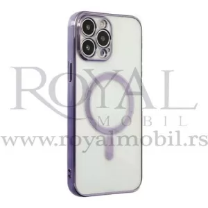 Futrola silikon WIFI MAGSAFE za Samsung S906 Galaxy S22 Plus lila