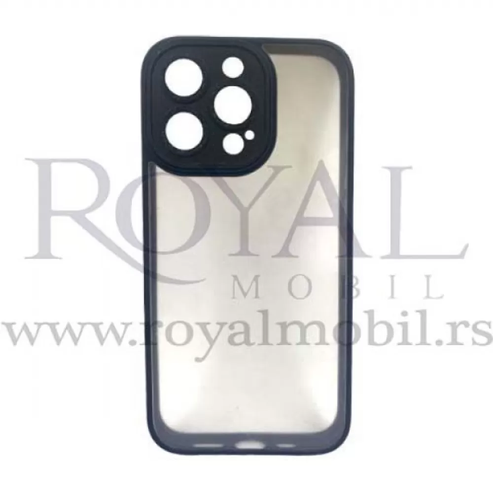 Futrola CLEAR CAMERA SHINE za iPhone 13 (6.1) crna