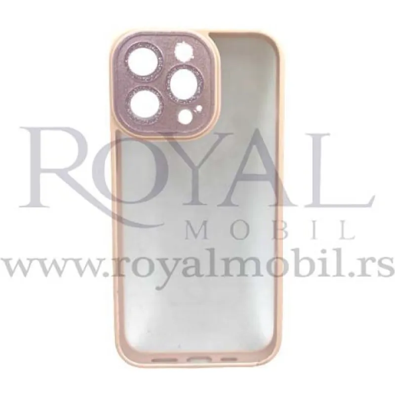 Futrola CLEAR CAMERA SHINE za iPhone 13 Pro (6.1) roze