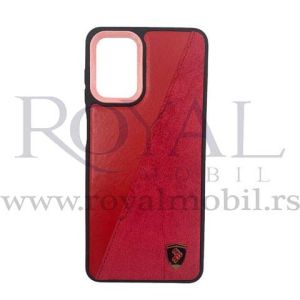 Futrola LEATHER TEXTIL za Samsung A125 Galaxy A12 crvena
