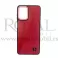 Futrola LEATHER TEXTIL za Samsung A225 Galaxy A22 4G crvena