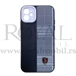 Futrola LEATHER PEPITO za iPhone 12 (6.1) crna