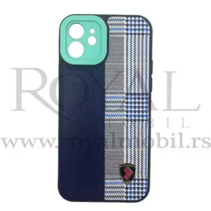 Futrola LEATHER PEPITO za iPhone 12 (6.1) teget