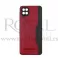 Futrola LEATHER TEXTIL sa dzepicem za  Samsung A125 Galaxy A12 crvena