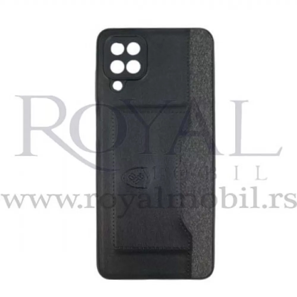 Futrola LEATHER TEXTIL sa dzepicem za Samsung A736 Galaxy A73 5G crna