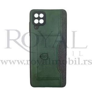 Futrola LEATHER TEXTIL sa dzepicem za Xiaomi Redmi 9A maslinasto zelena