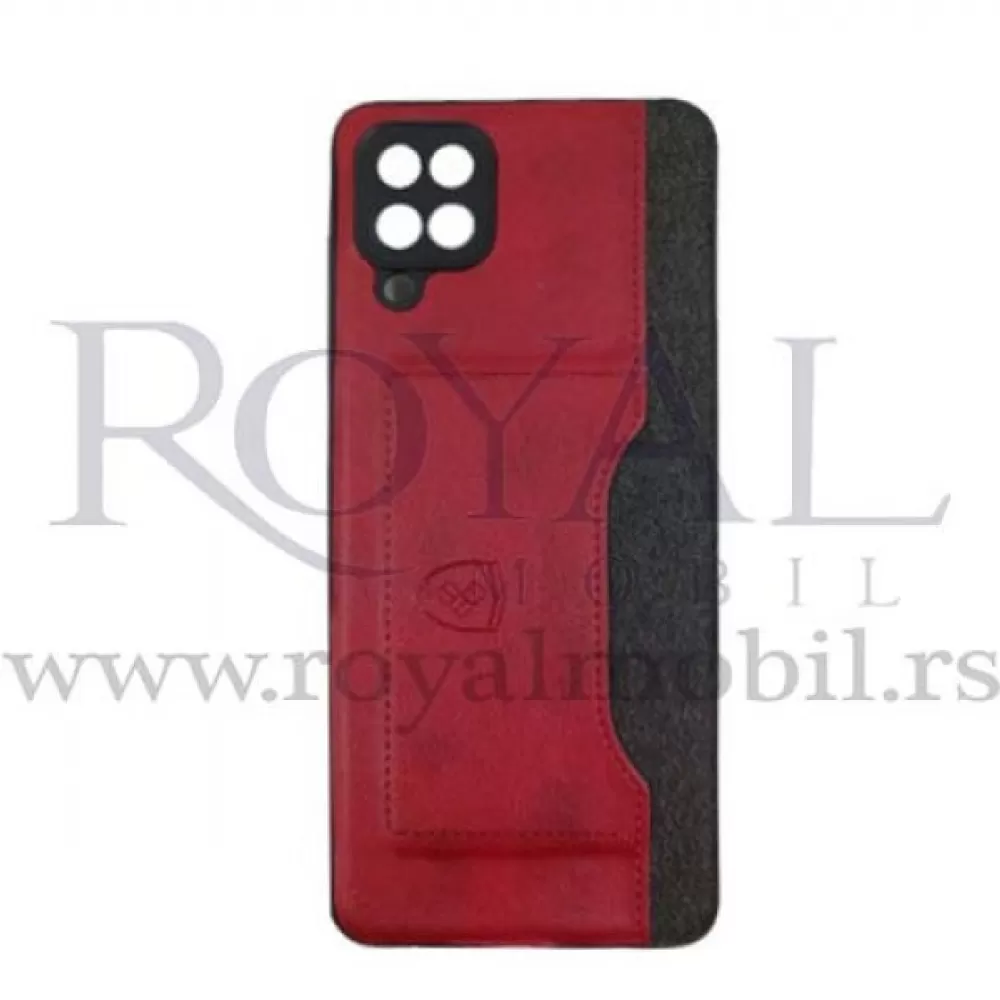 Futrola LEATHER TEXTIL sa dzepicem za Xiaomi Redmi Note 11 Pro / Redmi Note 11 Pro Plus / Poco X4 NFC crvena