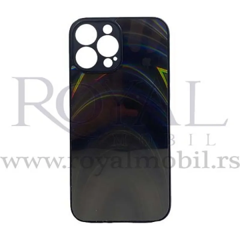 Futrola COLOR HOLO za iPhone 13 Pro Max (6.7) crna