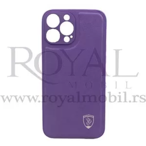 Futrola LEATHER COLOR za iPhone 13 (6.1) ljubicasta