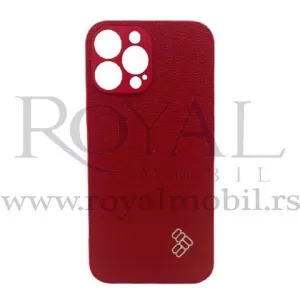Futrola LEATHER COLOR za iPhone 13 Pro (6.1) crvena