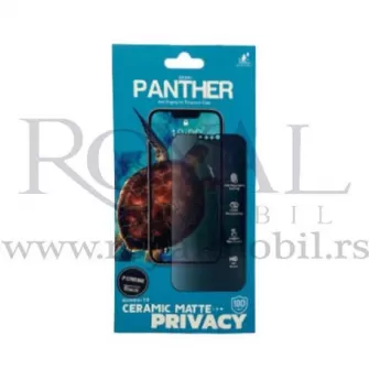 Zastitno staklo Keramicko MATTE PRIVACY za iPhone 12 Pro Max (6.7) crna