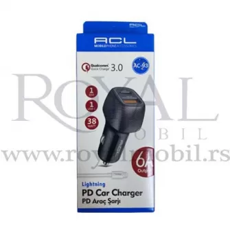 Auto punjac ACL AC-93 Lightning 6A 38W crni