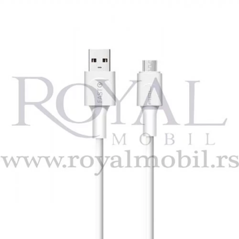 USB kabal ACL ECO-1 Micro 2.1A 1m bela