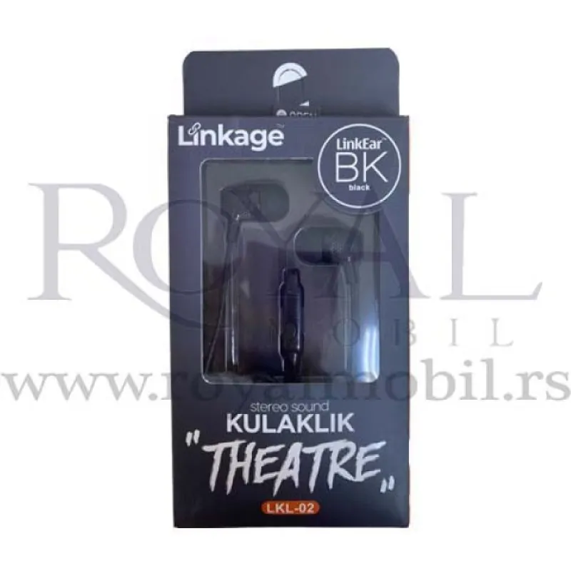 Slusalice LINKAGE "THEATRE" LKL-02 3.5mm crna