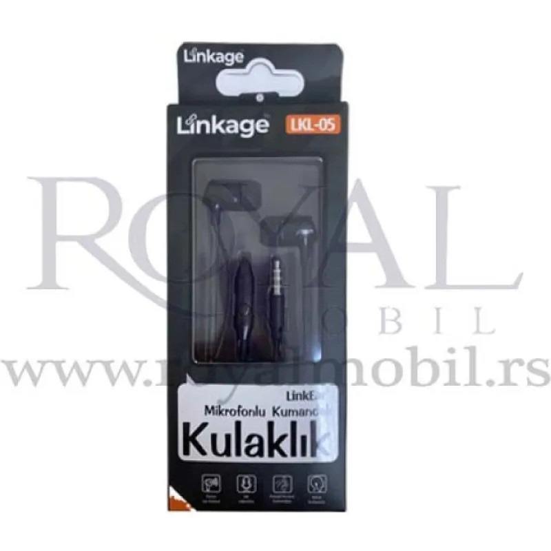 Slusalice LINKAGE "KULAKLIK" LKL-05 3.5mm crna