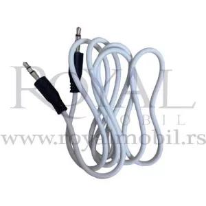 Audio kabal ACL A-9 AUX 1M pravi bela