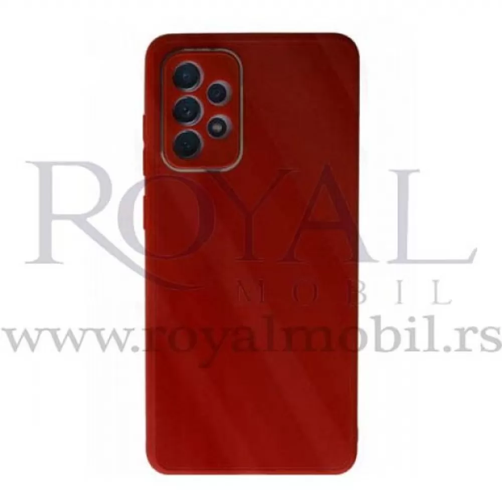 Futrola GLASS CASE za Samsung A336 Galaxy A33 5G bordo