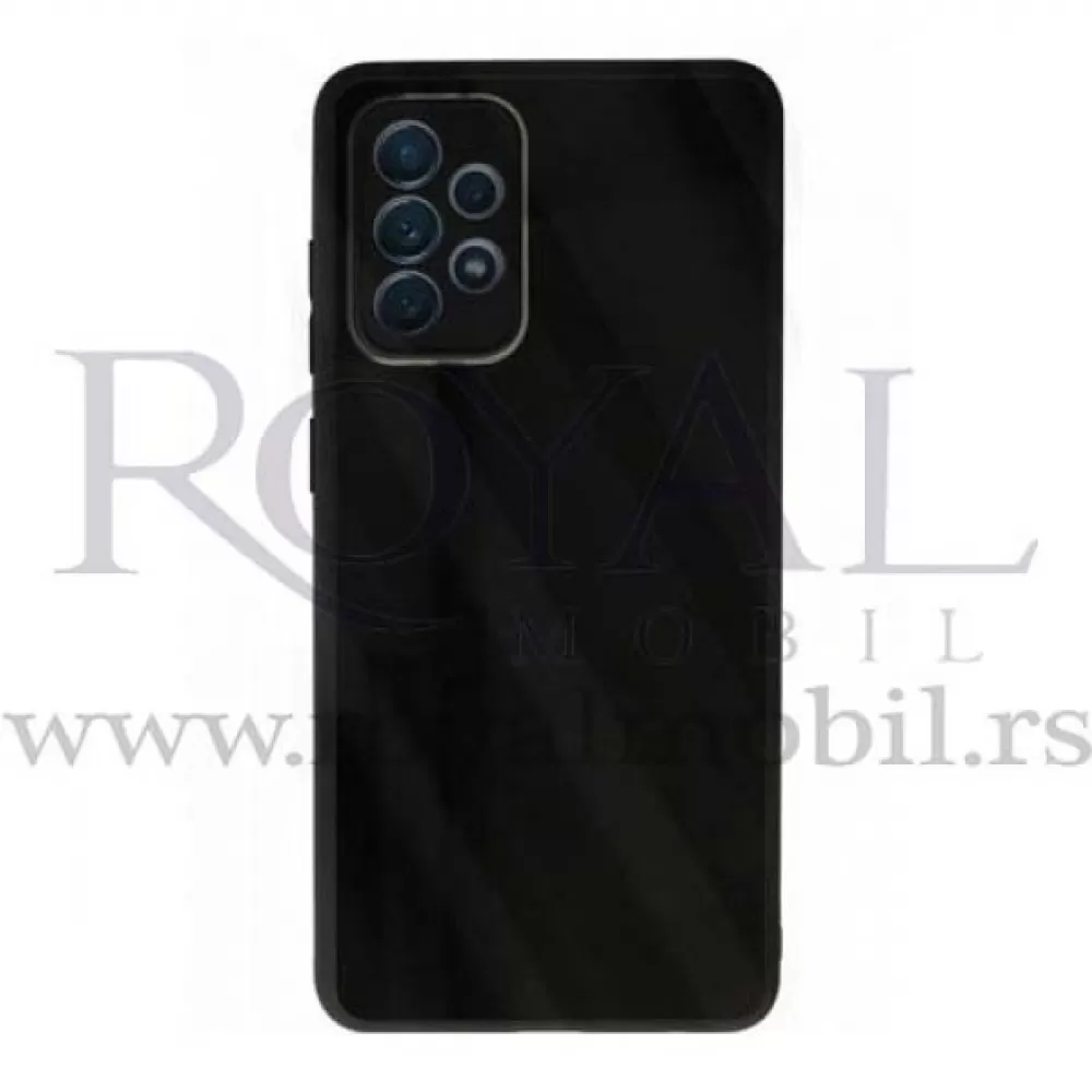 Futrola GLASS CASE za Samsung A225 Galaxy A22 4G crna