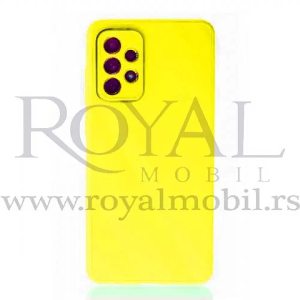 Futrola GLASS CASE za iPhone 13 Pro Max (6.7) zuta