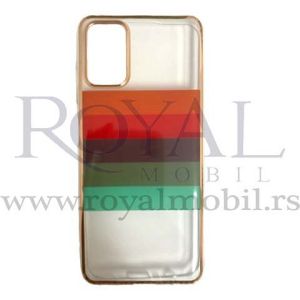 Futrola CLEAR PRINT SA NIKLOVANIM OBODOM za Samsung S901 Galaxy S22 No1