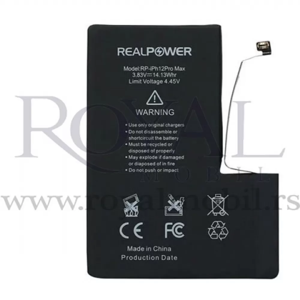 Baterija REALPOWER za iPhone 12 Pro Max 