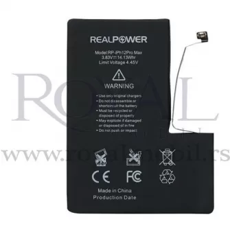 Baterija REALPOWER za iPhone 12 Pro Max 3687 mAh