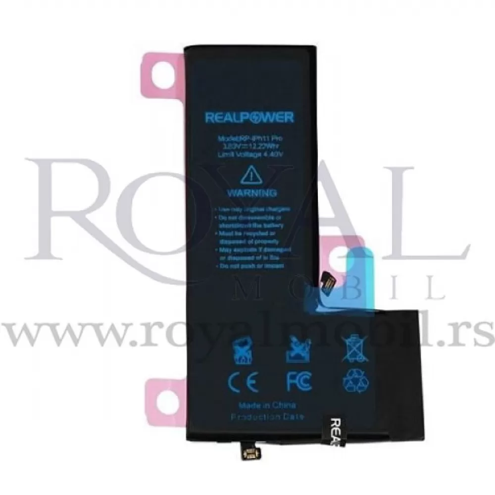Baterija REALPOWER za iPhone 11 3600 mAh