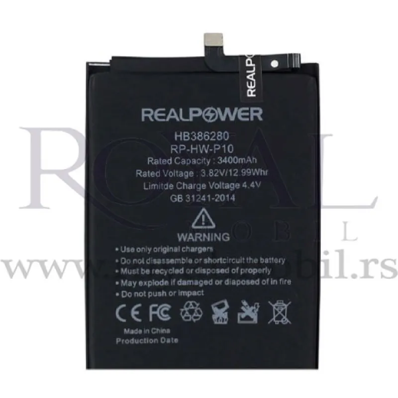 Baterija REALPOWER za Huawei P10 / Honor 9 HB386280ECW